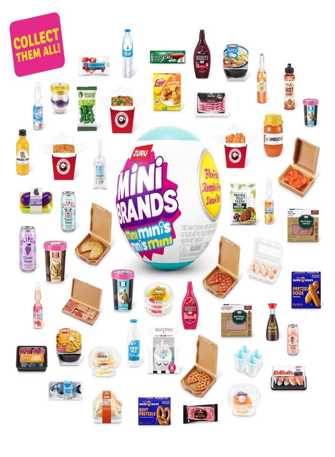 Mini Brands Fill The Fridge Mini Minis Series 1 by ZURU, Collectible Miniature Toy, (2 Capsules) - Image 5